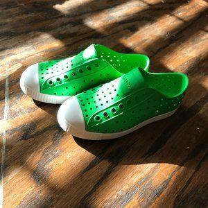 Boys green native shoes